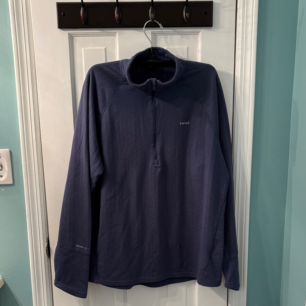 Hind Deep Blue Quarter-Zip Sweatshirt